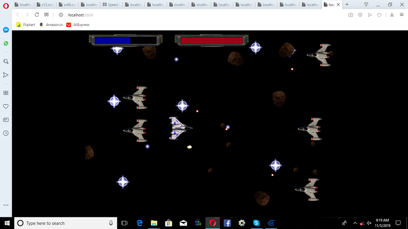2D Air Force Combat Game Using gdevelop Engine